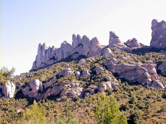 Montanyes de Montserrat del torrent de la Diablera, El Bruc