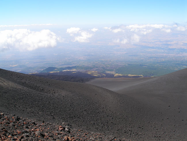 A 3000 metres, a l'Etna 3/4