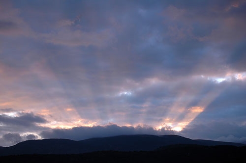 Posta de sol al Montsec