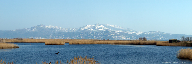 Panoramica des de l'aguait del Bruel