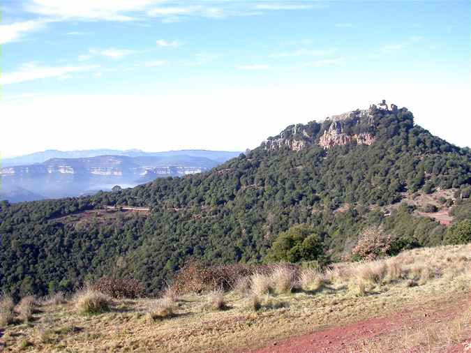 Tagamanent vist del Bellver, Montseny