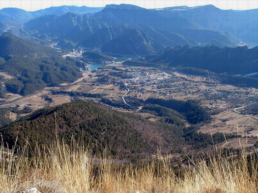 Vall de Lord des de el port del Comte