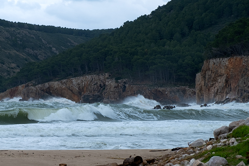 Llevantada. L'Escala.