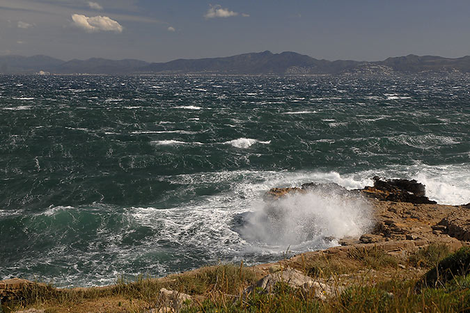 Tramuntana al Golf de Roses