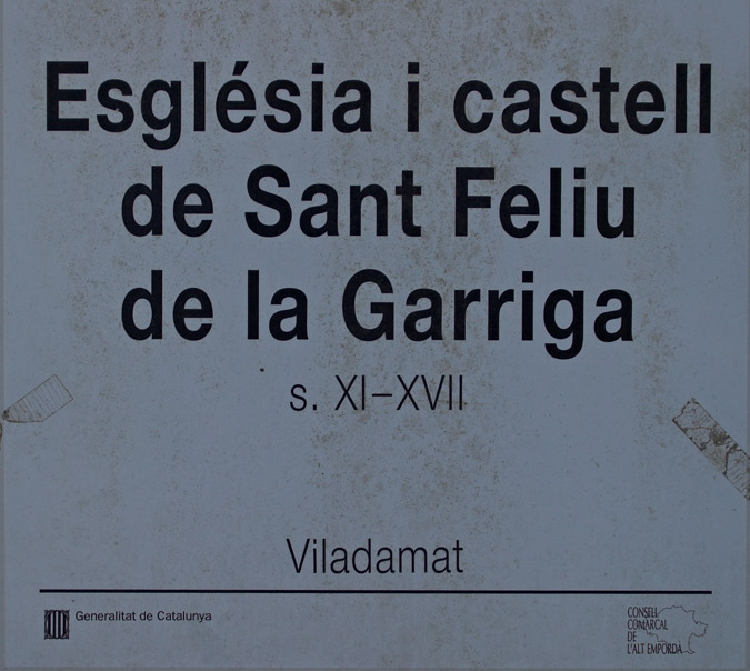 Església de Sant Feliu de la Garriga. Cartell 1de2