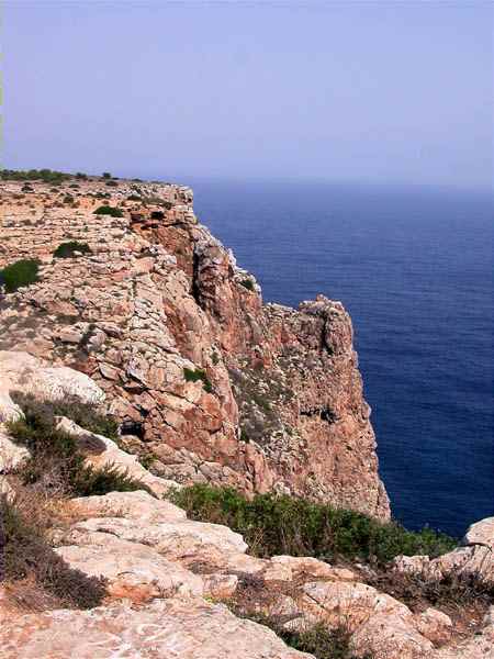 Acantilados Pilar de la Mola, Formentera