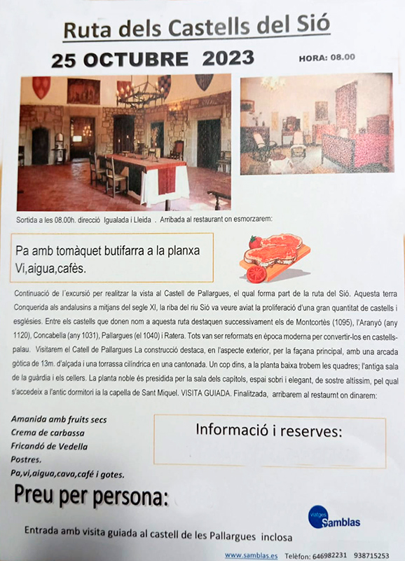 Cartell informatiu: Castell de les Pallargues 01d11