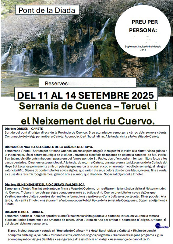 Cartell informatiu: Serrania de Cuenca