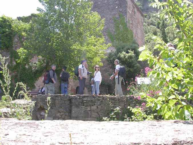 Part de la colla a la Casa Vella de l'Obac