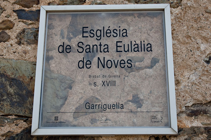 Cartell: Església de Santa Eulàlia de Noves