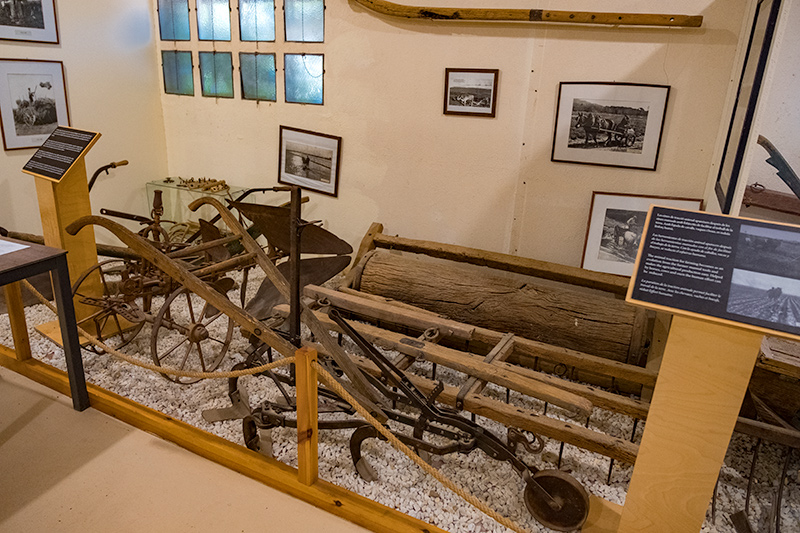 Interior de museu.