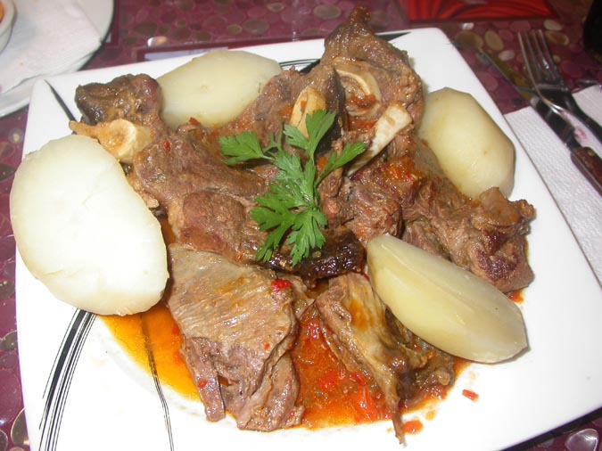 Guiso de Carne de cabra