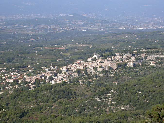 Bonnieux des crêtes du petit Luberon