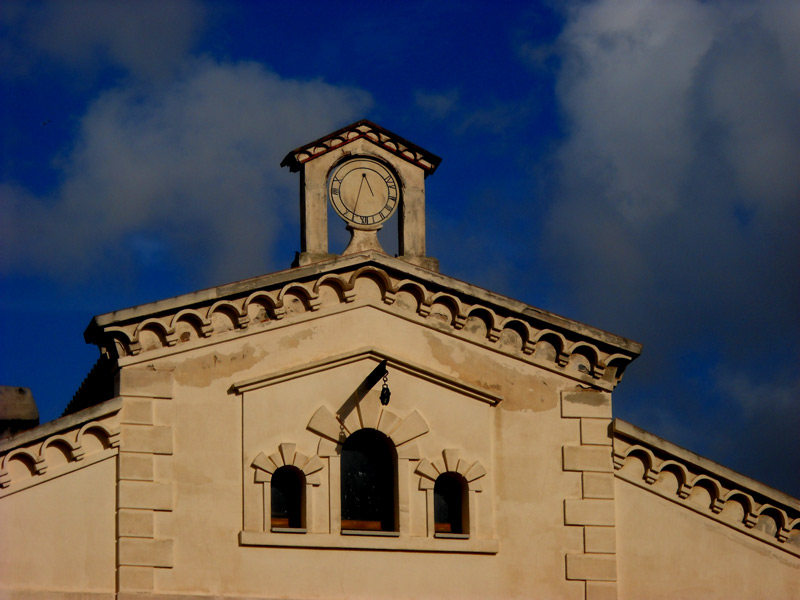 Rellotge de sol, casa Malla. Palou