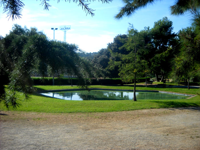 LLac darrera el pabelló, esportiu Granollers