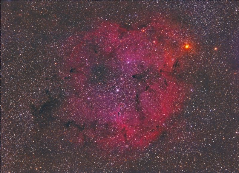 Nebulosa i cúmul d'estels IC1396