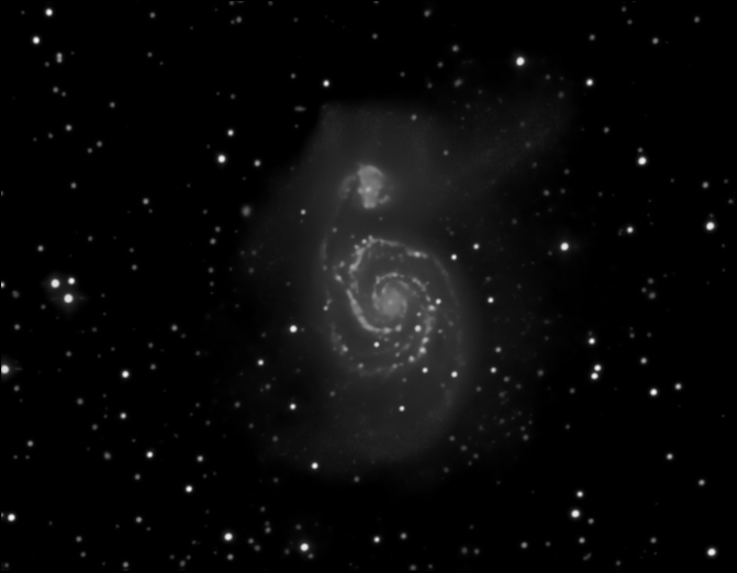 Galàxia espiral M51 (NGC5194) 2/2