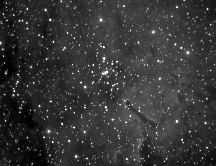 Nebulosa NGC6820 i cúmul obert NGC6823