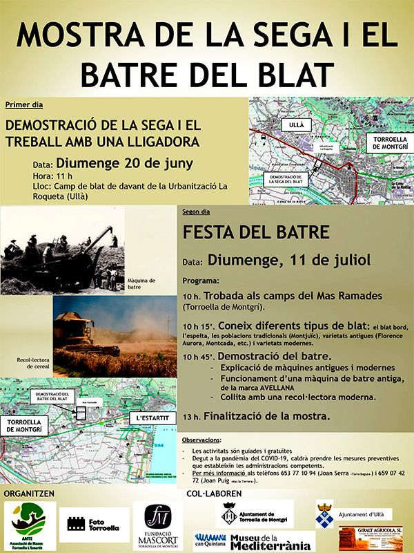 Cartell del programa: La sega i el blat