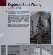 Cartell: Església Sant Vicenç