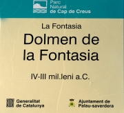 Cartell : Dolmen de la Fontasia