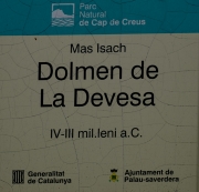 Cartell: Dolmen de La Devesa