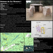 Dolmen de Ca l'Arenes I 1/2