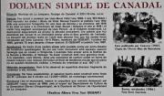 Cartell: Dolmen Simple de Canadal 1de4