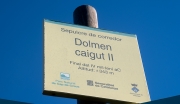 Cartell: Dolmen Caigut II