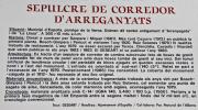 Cartell:Sepulcre de corredor d'Arreganyats 1de4