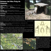 Dolmen del Mas Puig de Caneres 1/2