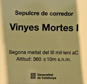 Cartell: Dolmen Vinyes Mortes I. 1de4