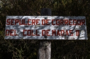 Indicador del Sepulcre de corredor del Coll de Madas II