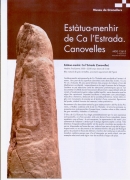 Estàtua-menhir  Ca l'Estrada.Documentació