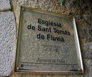 Cartell :Esglesia de Sant Tomas de Fluvià  1de3