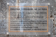 Cartell: Església  de La Pera