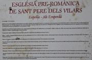 Cartell: Església Pre-Romànica de Sant Pere dels Vilars. 1de6