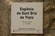 Cartell: Església de Sant Briç de Tapis 1de4