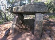 Dolmen de la Serra Cavallera de front