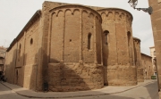 Àbsides des de l'exterior de Santa Maria d'Agramunt