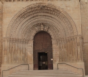 Portalada principal de Santa Maria d'Agramunt