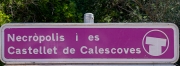 Indicador: Necròpolis i Castellet de Calescoves