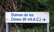 Cartell: Dolmen de les Closes