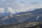 Vista dels Pirineus des del port de Comiols