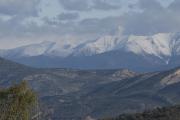 Vista dels Pirineus des del port de Comiols