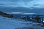 Paisatge nevat a Ivorra.