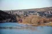 Aiguèze, sobre el riu Ardèche