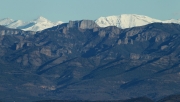 Vistes del pirineu des del coll de Comiols.