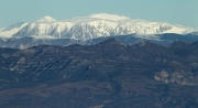 Vistes del pirineu des del coll de Comiols.