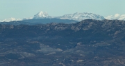 Vistes del pirineu des del coll de Comiols.